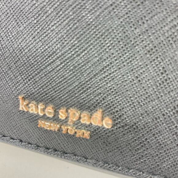 KATE SPADE Staci Small Flap Leather Crossbody in Black - Picture 9 of 15